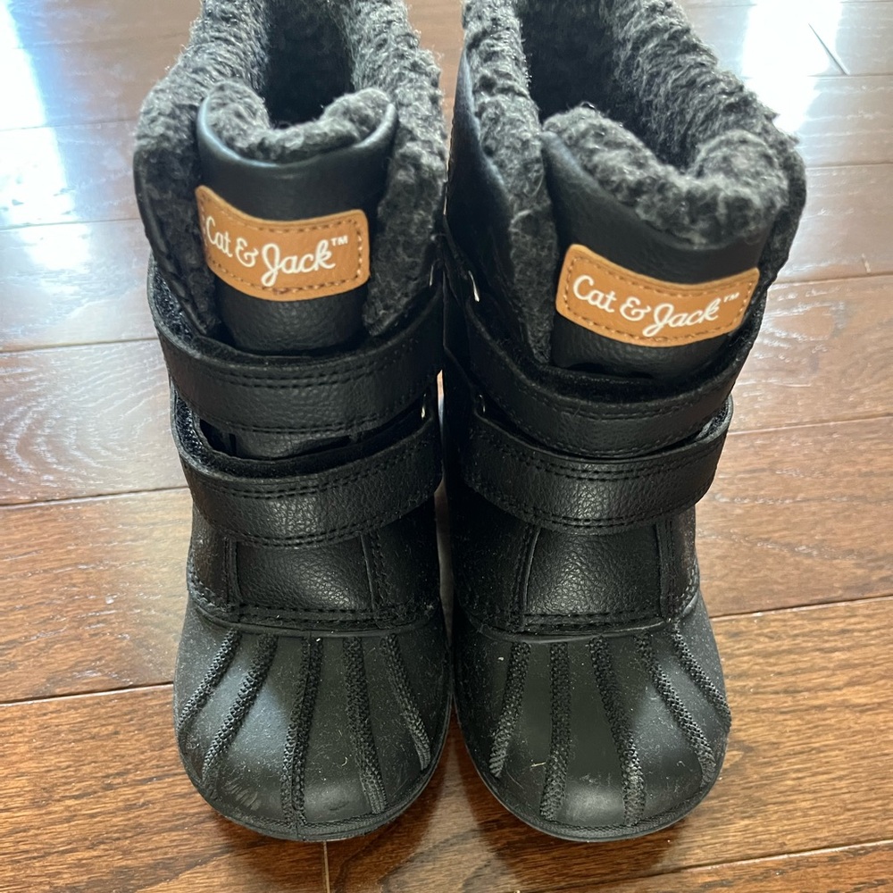 Cat & Jack Black Toddler Snowboots